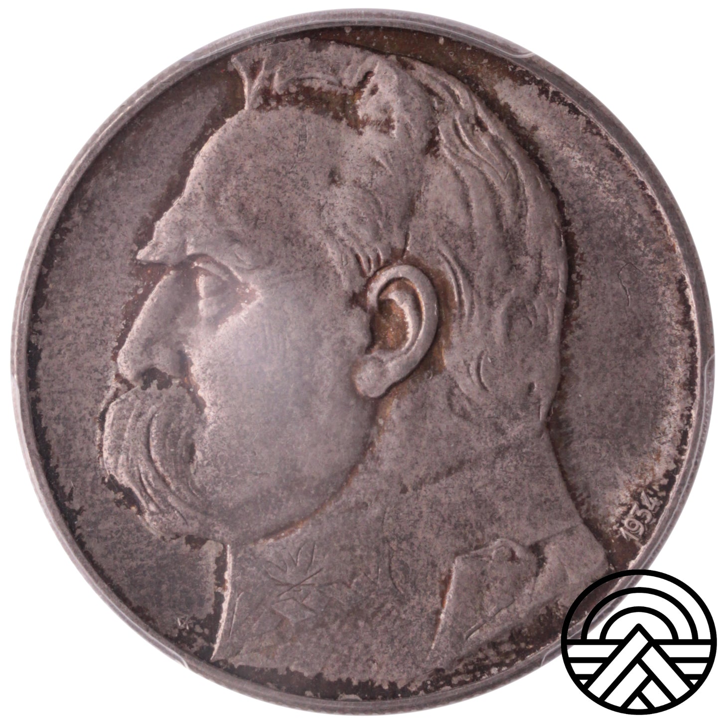 Polska, 10 Złotych, 1934 r. Orzeł Strzelecki PCGS MS 62