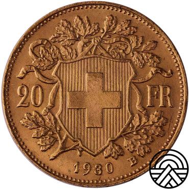 Szwajcaria, 20 Franków 1930 r.