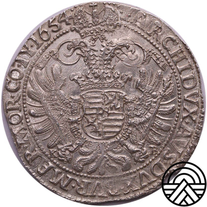 Austria, Ferdinand III, Talar 1654 r. Kremnica Super!