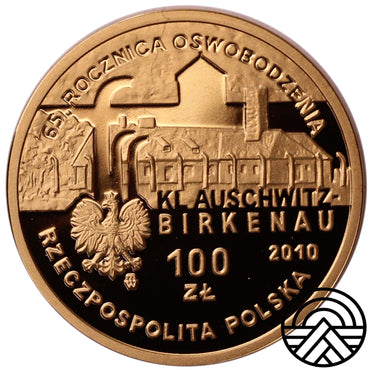 Polska, 100 Złotych 2010 r. "Birkenau"