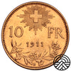 Szwajcaria, 10 Franków, 1911 r. Najrzadszy rocznik!