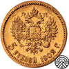 Rosja, Mikołaj II, 5 Rubli, 1902 r.