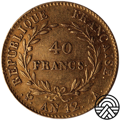 Francja, Napoleon, 40 Franków AN12