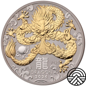 Australia, Dolar, 2024 r. Rok Smoka 1 Oz Ag 999.9