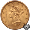USA, 10 Dolarów, 1907 r. "Liberty Head"