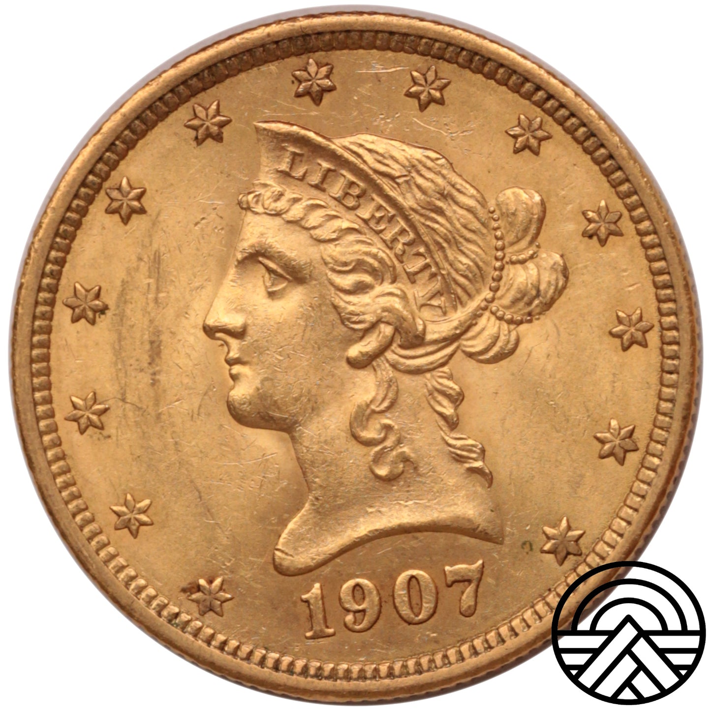 USA, 10 Dolarów, 1907 r. "Liberty Head"