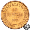 Finlandia, 10 Markkaa 1878 r. Super!