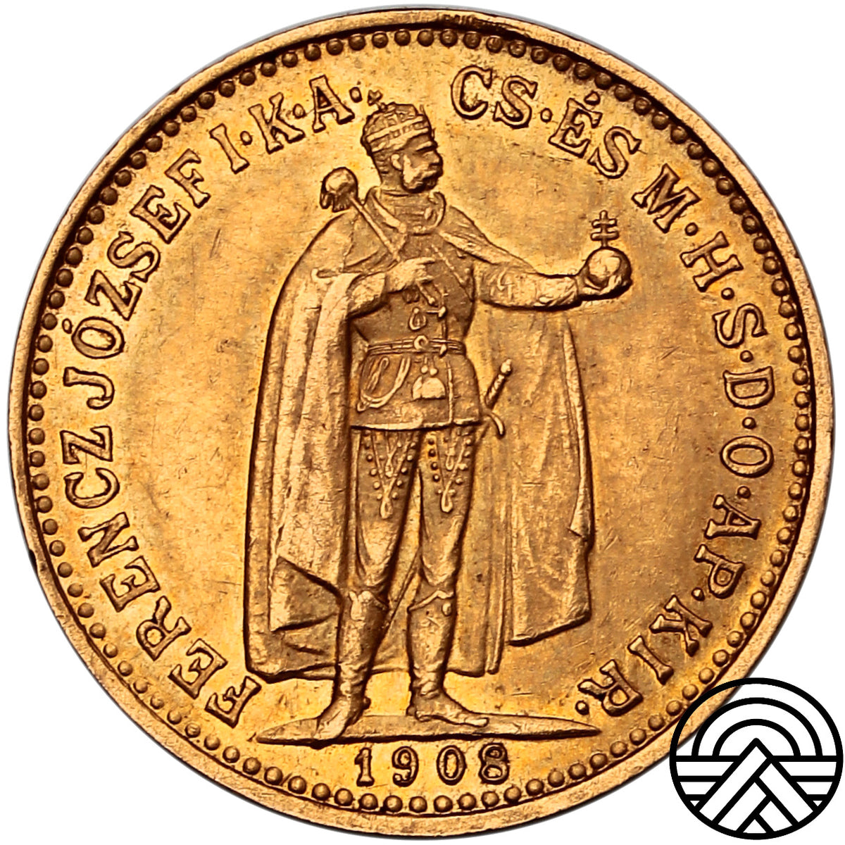 Węgry, 10 Koron, 1908 r. P