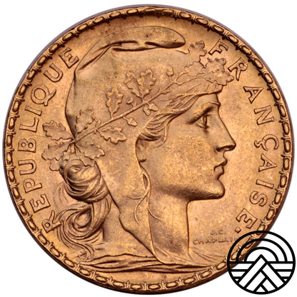 Francja, 20 Franków, 1907 r.