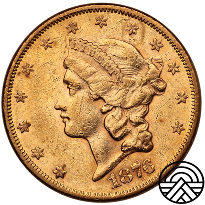 USA, 20 Dolarów 1876 r. "Liberty Head" San Francisco