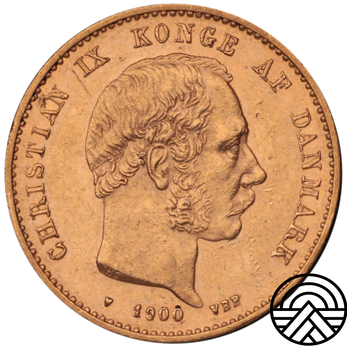 Dania, Chrystian IX, 20 Koron, 1900 r. Rzadsza!