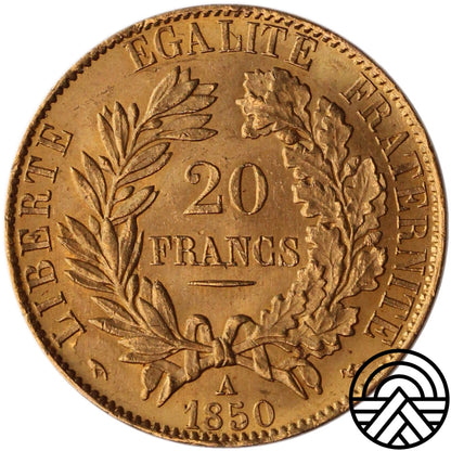 Francja, 20 Franków 1850 r. Super!
