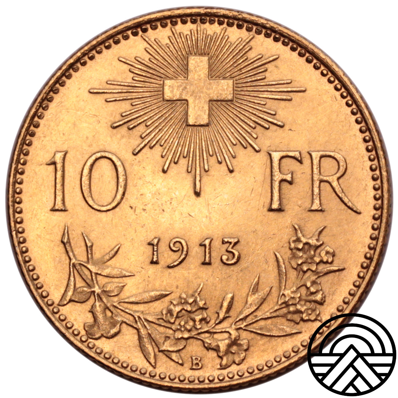 Szwajcaria, 10 Franków, 1913 r.