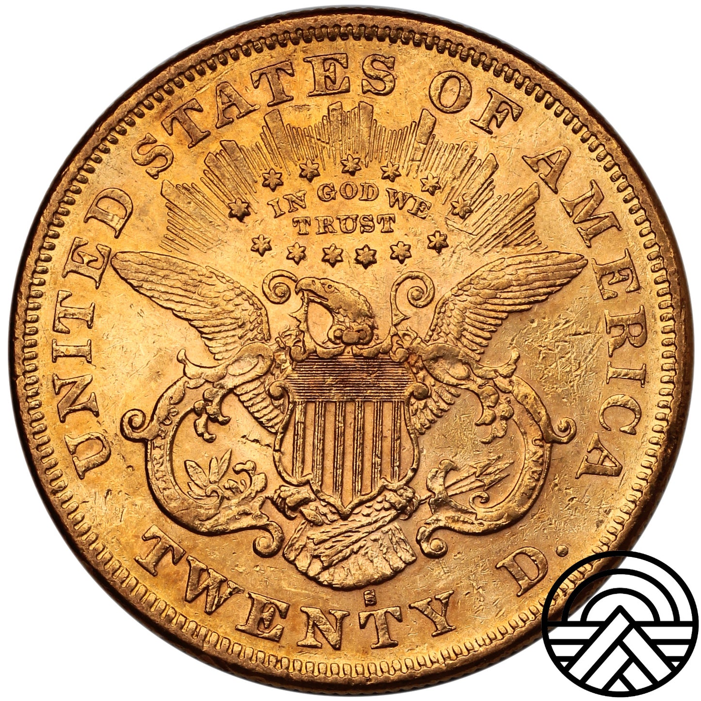 USA, 20 Dolarów 1876 r. "Liberty Head" San Francisco