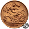 Wielka Brytania, 1/2 Suwerena, 1910 r.