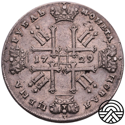 Rosja, Piotr II, Rubel, 1729 r.