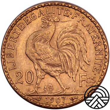 Francja, 20 Franków, 1907 r.