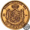 Norwegia, Oskar II, 10 Koron, 1874 r.