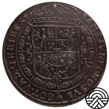 Polska, Zygmunt III Waza, Talar, 1628 r. R5! NGC AU 55