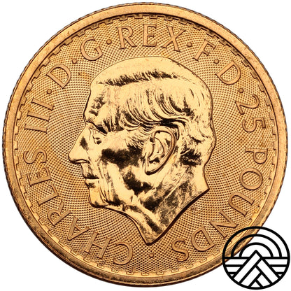 Wielka Brytania, 25 Funtów, 2026 r. 1/4 Oz Au 999,9