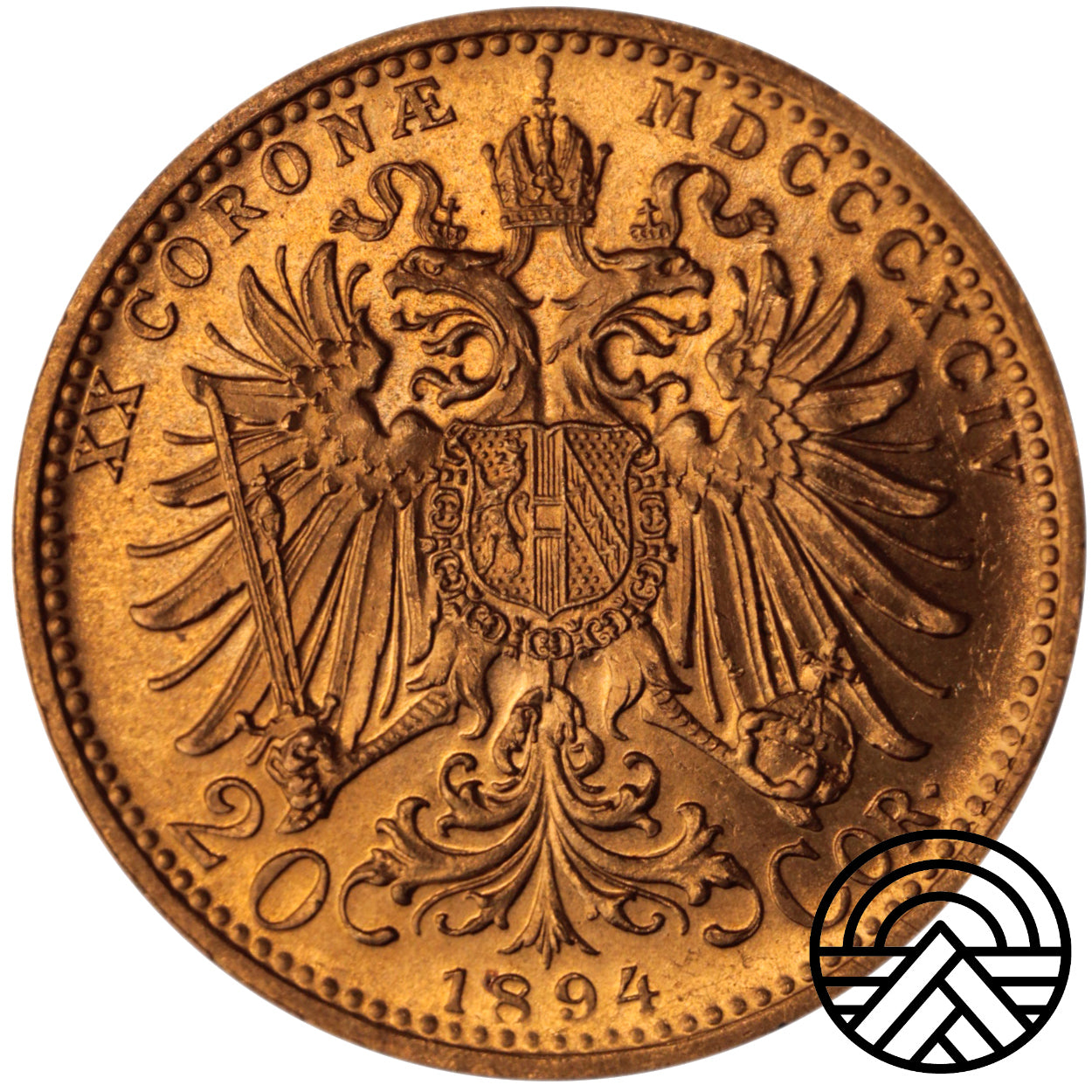 Austria, 20 Koron 1894 r. Super