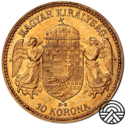 Węgry, 10 Koron, 1908 r. P