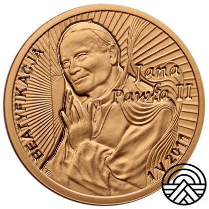 Polska, 100 Złotych 2011 r. "Beatyfikacja Jana Pawła II"