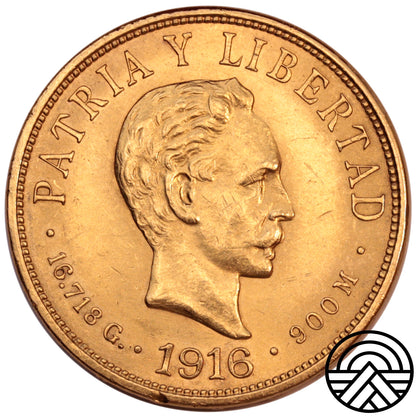 Cuba, 10 Pesos, 1916 r.