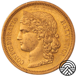 Szwajcaria, 20 Franków, 1883 r.
