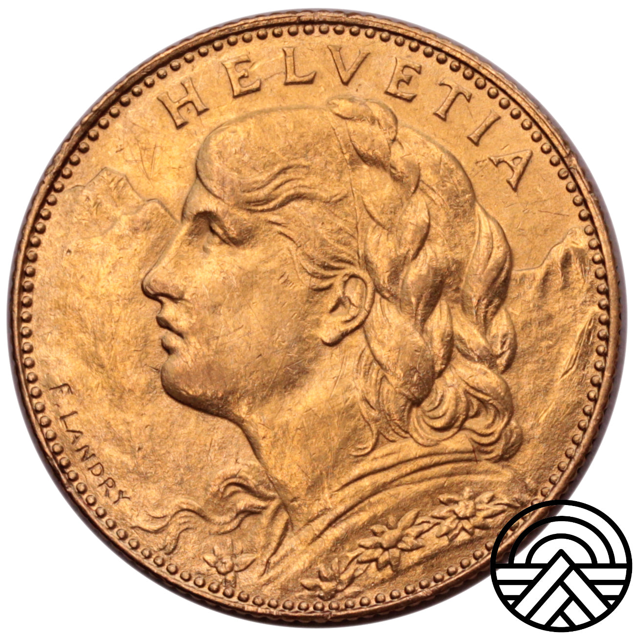 Szwajcaria, 10 Franków, 1912 r. Rzadki rocznik!