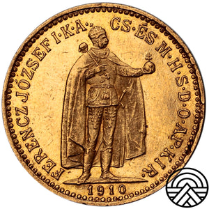 Węgry, 10 Koron, 1910 r. P