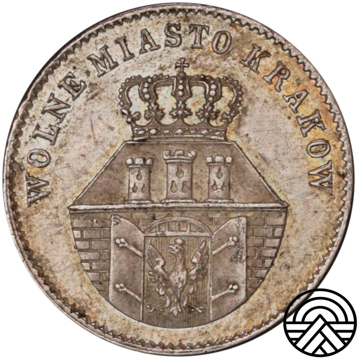 Wolne Miasto Kraków, Złoty, 1835 r. Super!