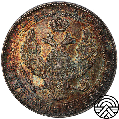 Polska, Mikołaj I, 3/4 Rubla - 5 Złotych, 1839 r. MW