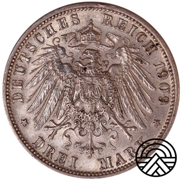 Niemcy, 3 Marki 1909 r.
