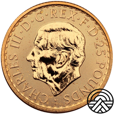 Wielka Brytania, 25 Funtów, 2023 r. 1/4 Oz Au 999,9