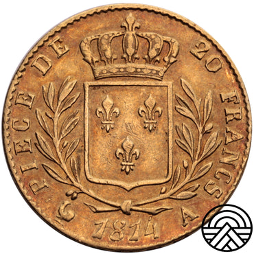 Francja, Louis XVIII, 20 Franków 1814 r. Paryż