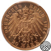 Niemcy, Saksonia, 20 Marek, 1914 r. PCGS MS 64