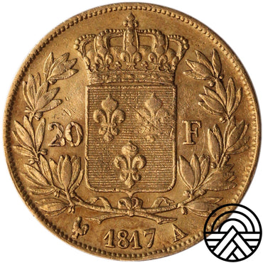 Francja, Louis XVIII, 20 Franków 1817 r.