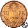 Szwajcaria, 10 Franków, 1912 r. Rzadki rocznik!