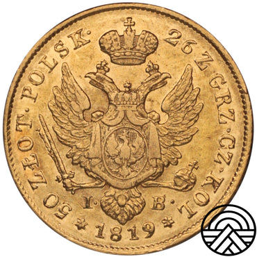 Rosja, Aleksander I, 50 Złotych, 1819 r. IB