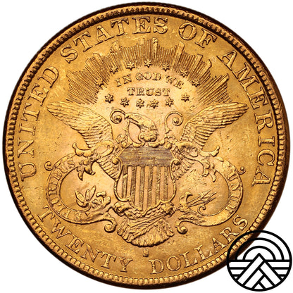 USA, 20 Dolarów 1897 r. "Liberty Head" San Francisco