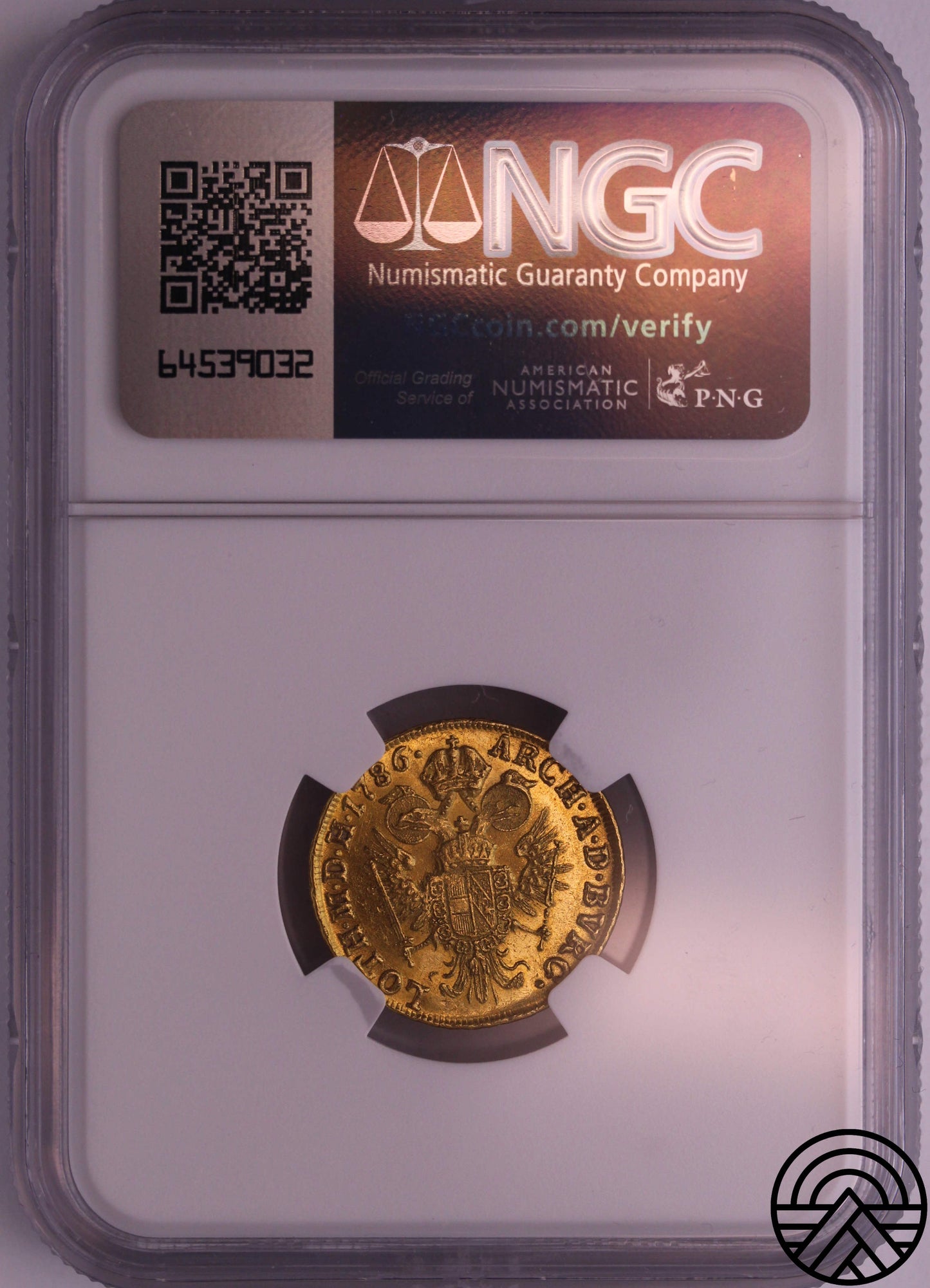 Węgry, Dukat 1786 r. NGC MS 62
