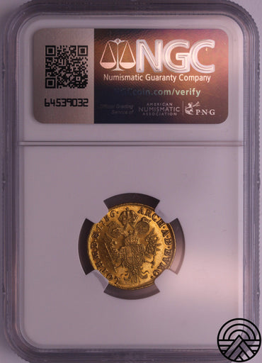 Węgry, Dukat 1786 r. NGC MS 62