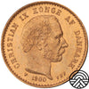 Dania, Chrystian IX, 10 Koron, 1900 r.