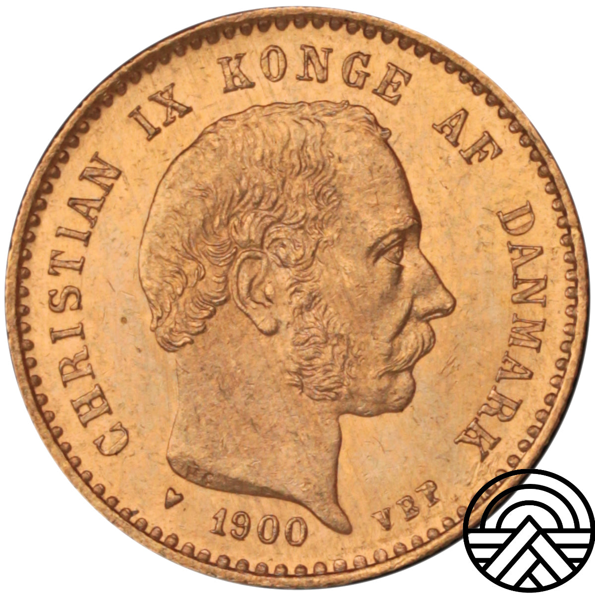 Dania, Chrystian IX, 10 Koron, 1900 r.
