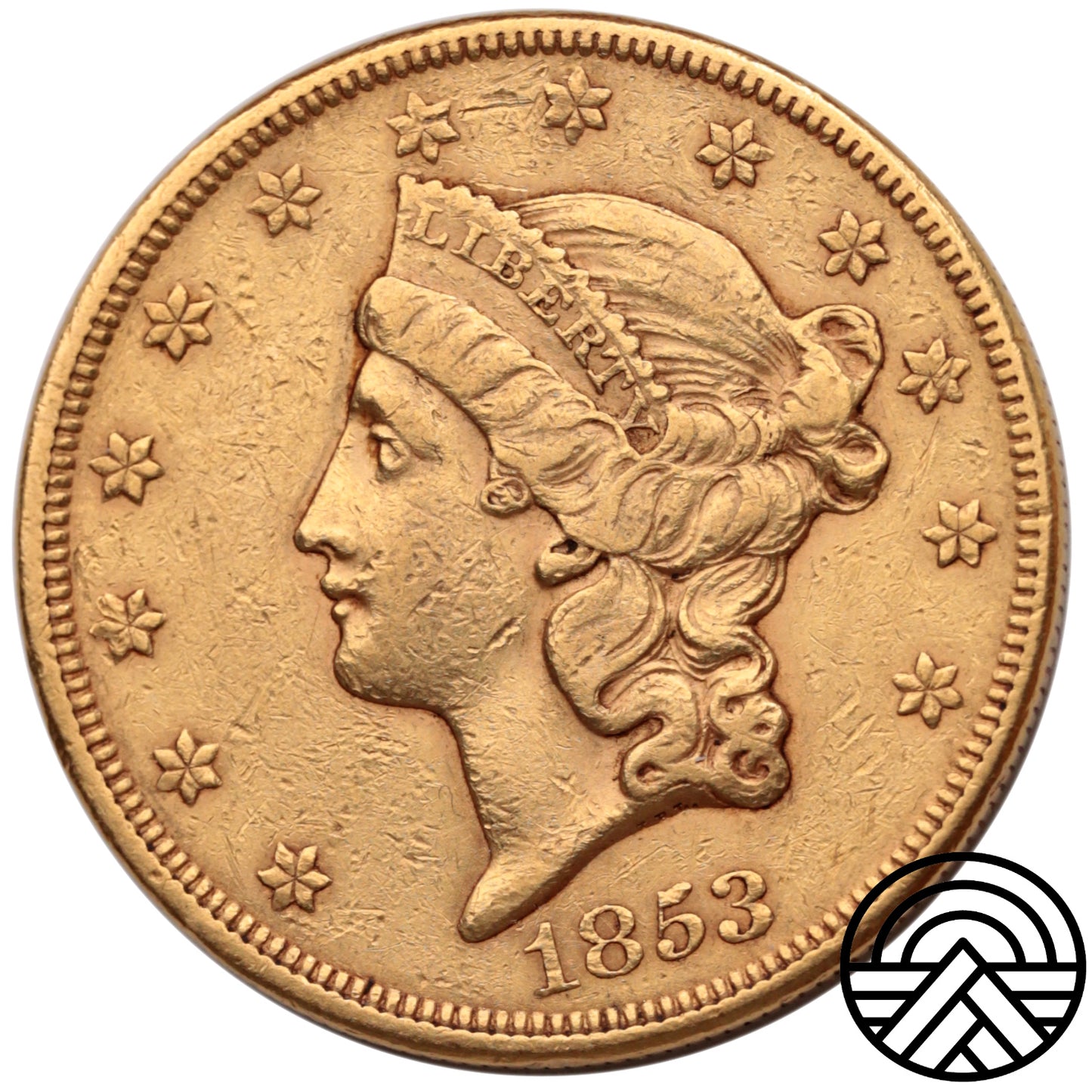 USA, 20 Dolarów 1853 r. "Liberty Head"