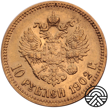 Rosja, Mikołaj II, 10 Rubli 1902 r.