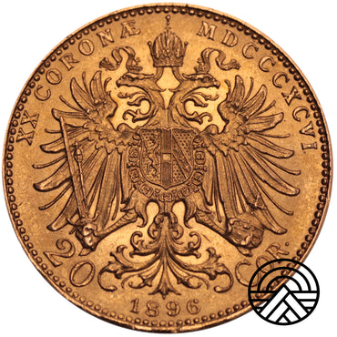 Austria, 20 Koron 1896 r.