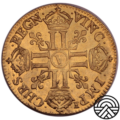 Francja, Louis XIV, Louis D'or, 1666 r. Paryż Super!