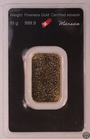 Argor - Heraus, Sztabka 10 g. Au 999.9